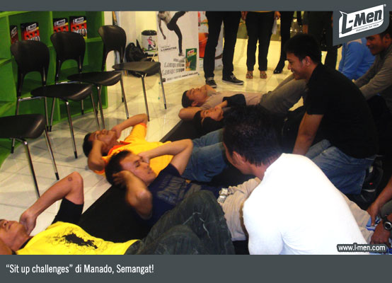 “Sit up challenges” di Manado, Semangat!