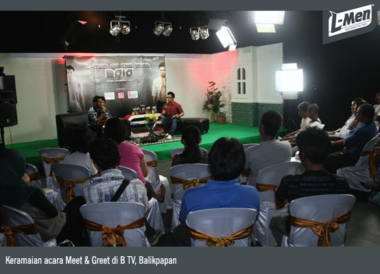 Keramaian acara Meet & Greet di B TV, Balikpapan