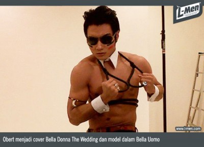Obert dalam menjadi cover Bella Donna The Wedding dan model dalam Bella Uomo