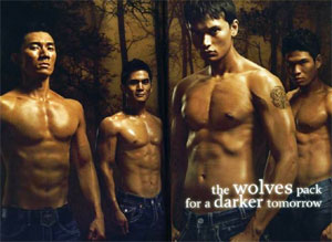 Yudi dan Reymond finalis L-Men of the Year 2009 terpilih menjadi icon wolf pack yang oleh majalah Total Film