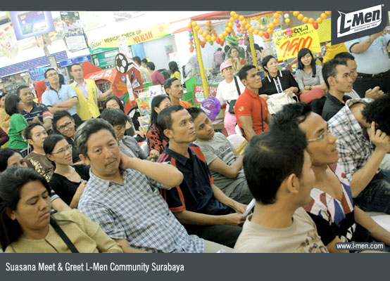 Suasana Meet & Greet L-Men Community Surabaya