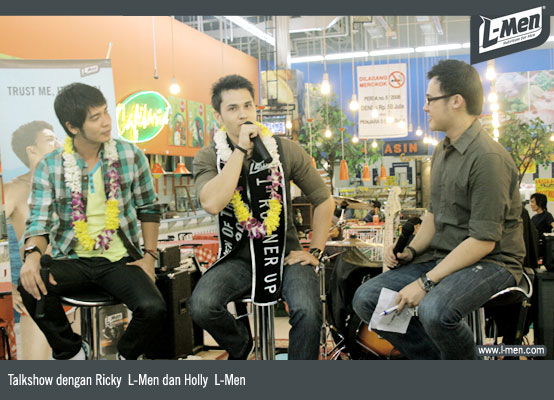 Talkshow dengan Ricky  L-Men dan Holly  L-Men