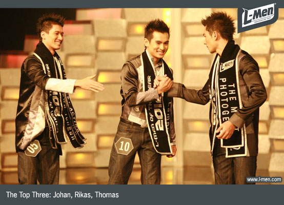 The Top Three: Johan, Rikas, Thomas The Top Three: Johan, Rikas, Thomas