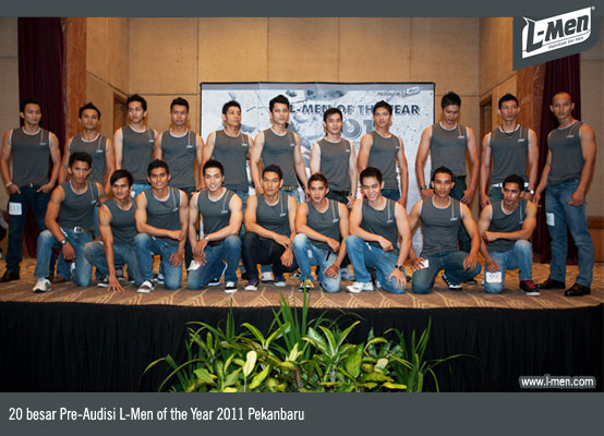 20 besar Pre-Audisi L-Men of the Year 2011 Pekanbaru