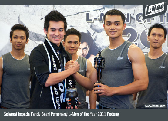 Selamat kepada Fandy Basri Pemenang L-Men of the Year 2011 Padang