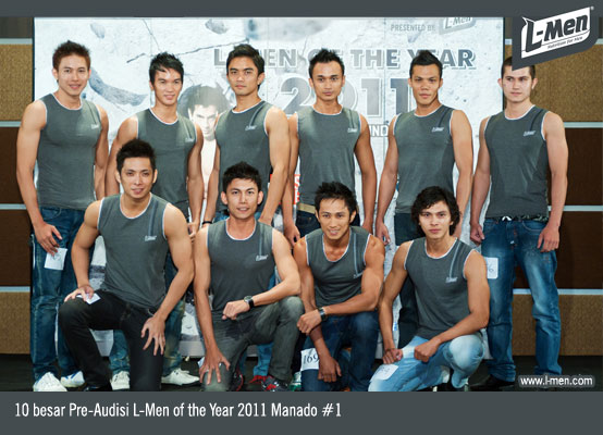 10 besar Pre-Audisi L-Men of the Year 2011 Manado #1