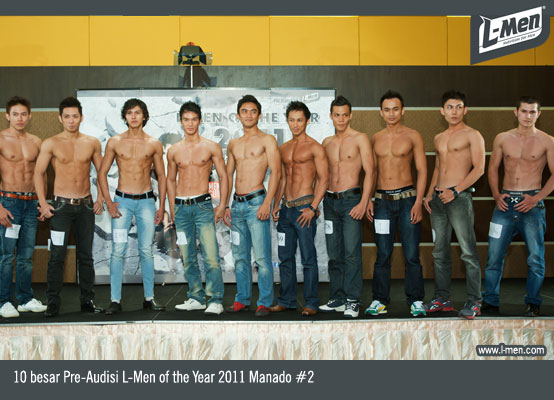 10 besar Pre-Audisi L-Men of the Year 2011 Manado #2