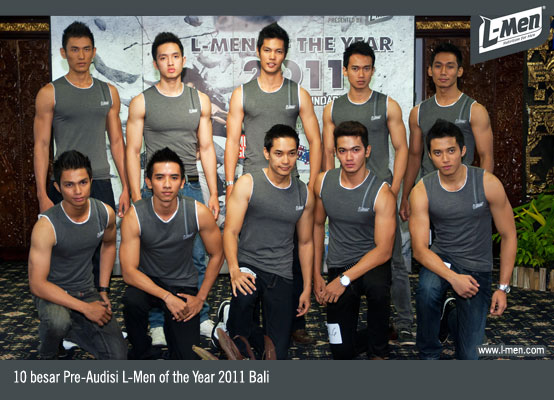 10 besar Pre-Audisi L-Men of the Year 2011 Bali 