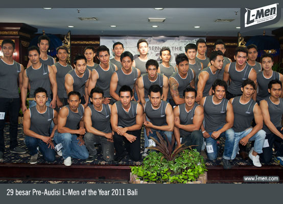 29 besar Pre-Audisi L-Men of the Year 2011 Bali