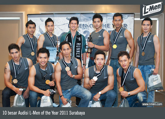 14 besar Audisi L-Men of the Year 2011 Surabaya