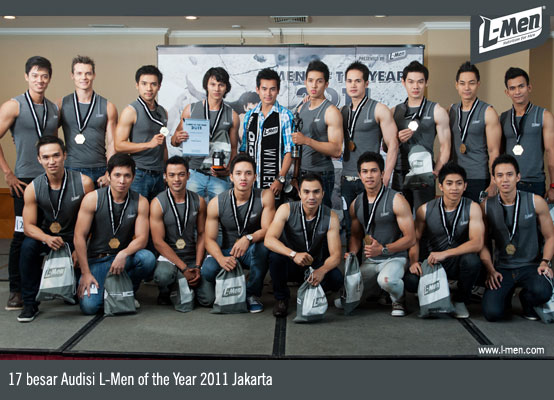 17 besar Audisi L-Men of the Year 2011 Jakarta