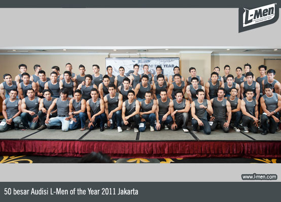 50 besar Audisi L-Men of the Year 2011 Jakarta