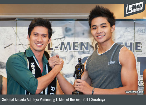 Selamat kepada Adi Jaya Pemenang L-Men of the Year 2011 Surabaya