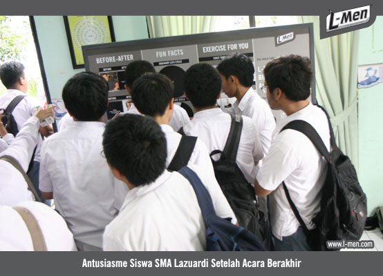 Antusiasme Siswa SMA Lazuardi Setelah Acara Berakhir