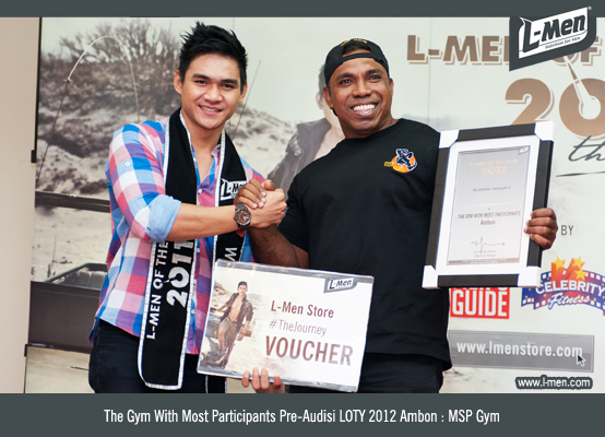 The Gym With Most Participants Pre-Audisi LOTY 2012 Ambon : MSP Gym The Gym With Most Participants Pre-Audisi LOTY 2012 Ambon : MSP Gym