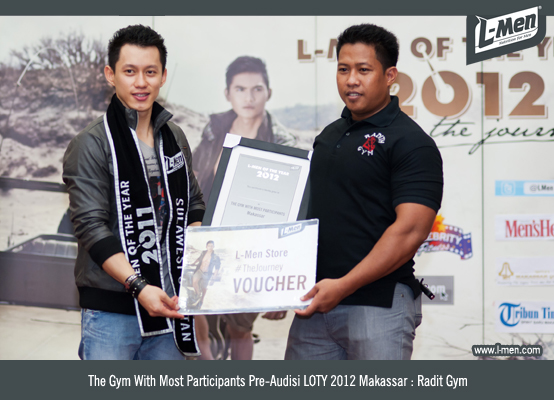 The Gym With Most Participants Pre-Audisi LOTY 2012 Makassar: Radit Gym The Gym With Most Participants Pre-Audisi LOTY 2012 Makassar: Radit Gym
