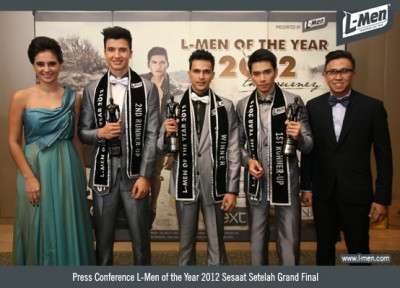 Press Conference L-Men of the Year 2012 Sesaat Setelah Grand Final