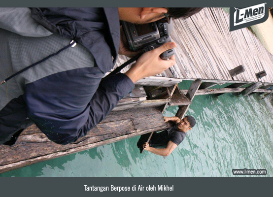 Tantangan Berpose di Air oleh Mikhel