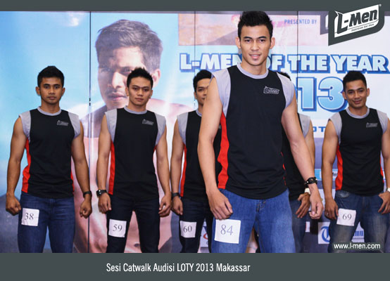 Sesi Catwalk Audisi LOTY 2013 Makassar