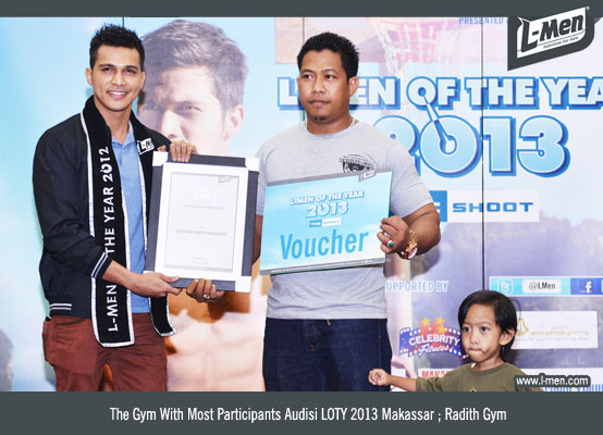 The Gym With Most Participants Audisi LOTY 2013 Makassar ; Radith Gym