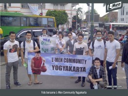 Foto bersama L-Men Community Yogyakarta
