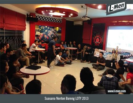 Suasana Nonton Bareng LOTY 2013