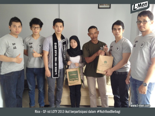 Rico - GF-ist LOTY 2013 ikut berpartisipasi dalam #NutrifoodBerbagi