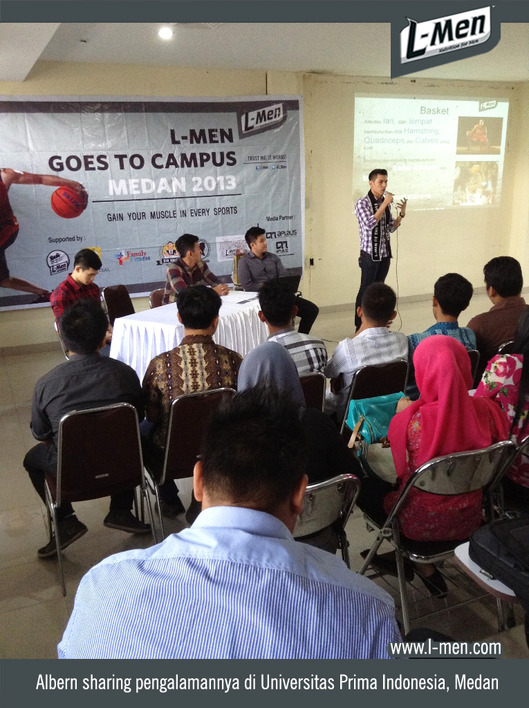 Albern sharing pengalamannya di Universitas Prima Indonesia, Medan
