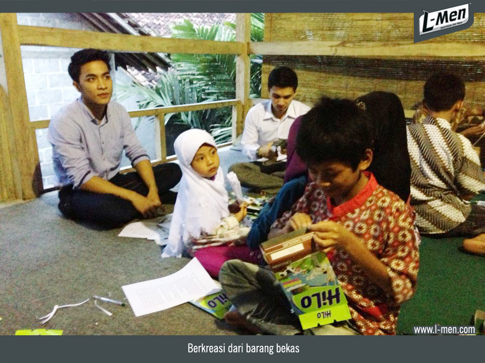 Berkreasi dari barang bekas