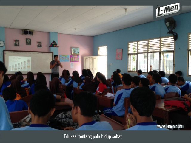 Edukasi tentang pola hidup sehat