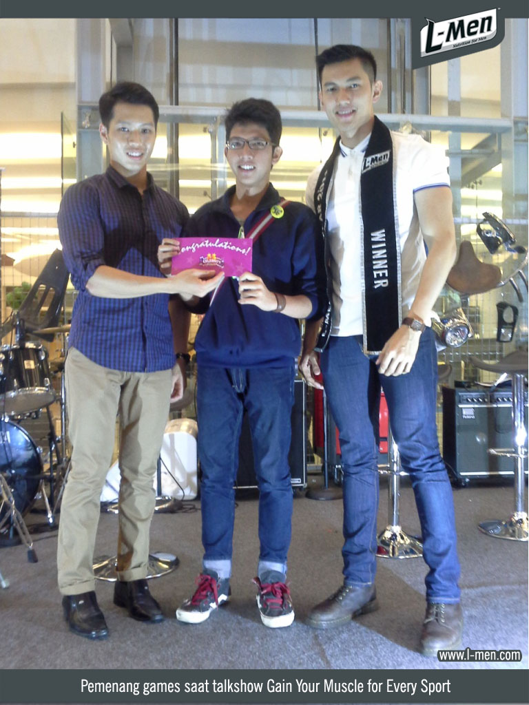 Pemenang games saat talkshow Gain Your Muscle for Every Sport