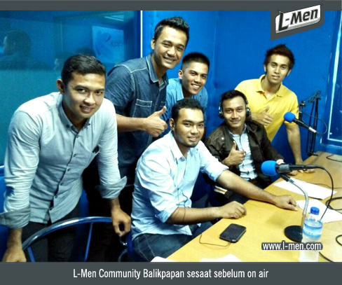 L-Men Community Balikpapan sesaat sebelum on air