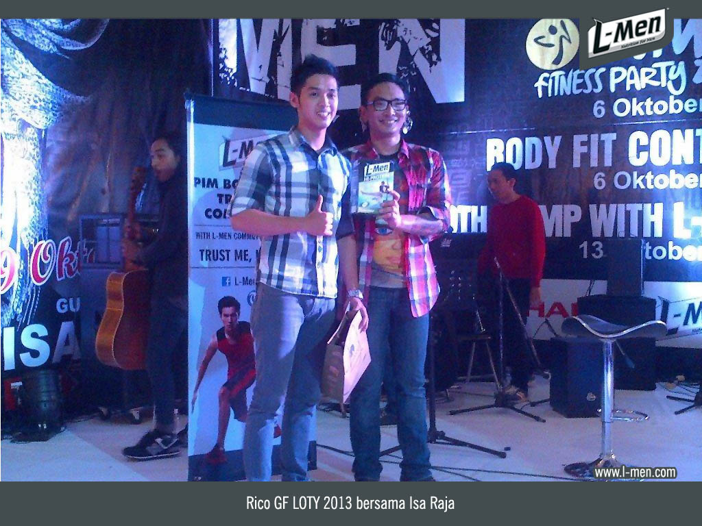 Rico GF LOTY 2013 bersama Isa Raja