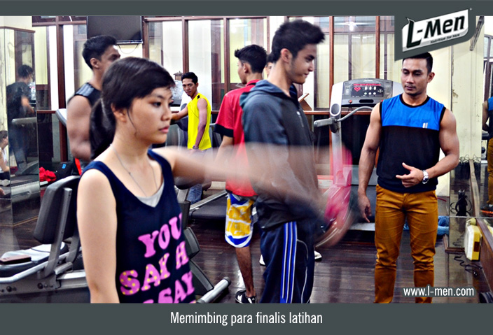 Memimbing para finalis latihan